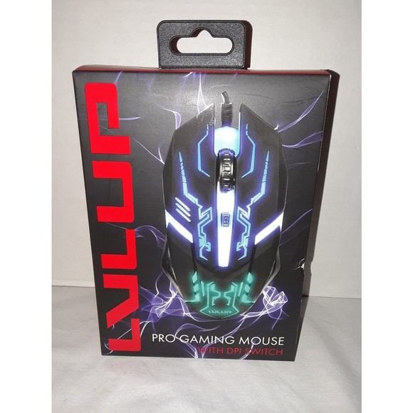 LVLUP-Pro Gaming Mouse-Ergonomic Design-Adjustable DPI - Picture 1 of 7
